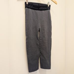 Lululemon Gray Compression Seamless Leggings Women's Size Medium